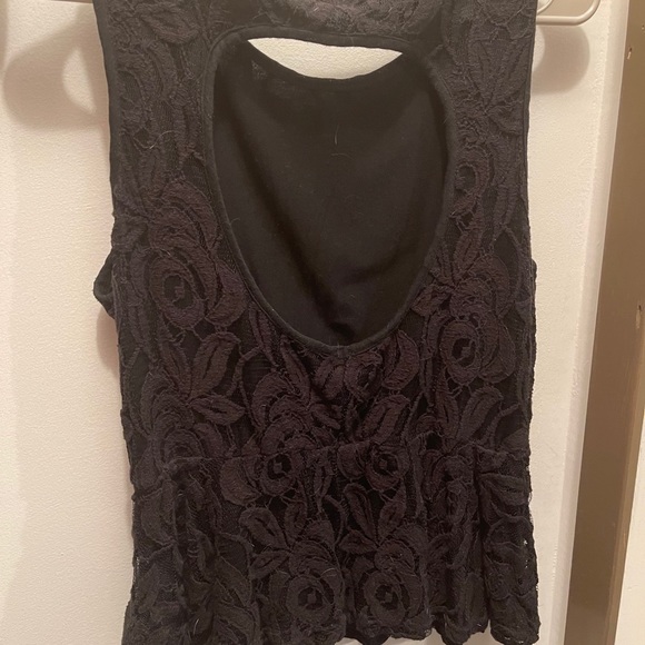 Black Lace Top - Picture 2 of 2